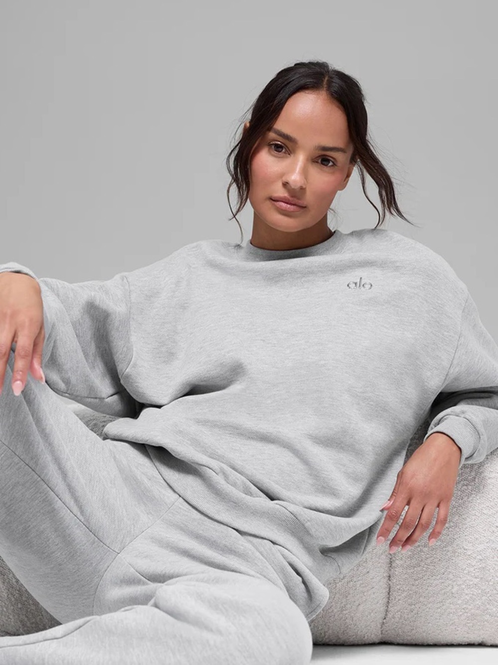 Alo Accolade Sweatshirt Grey Sizes (XS-XL)